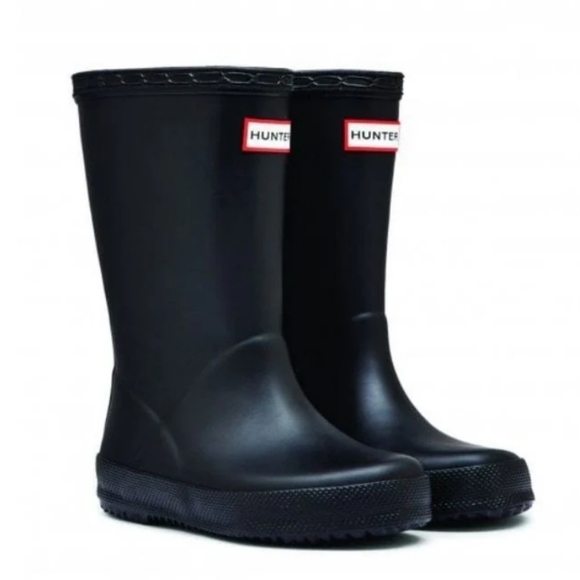 ✅ SOLD Hunters Toddler/Little Kids Original First Classic Rainboots blk size 8 - Picture 9 of 9